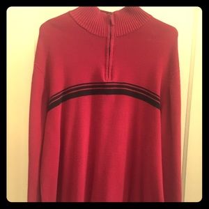 Izod - sweater . Zip up